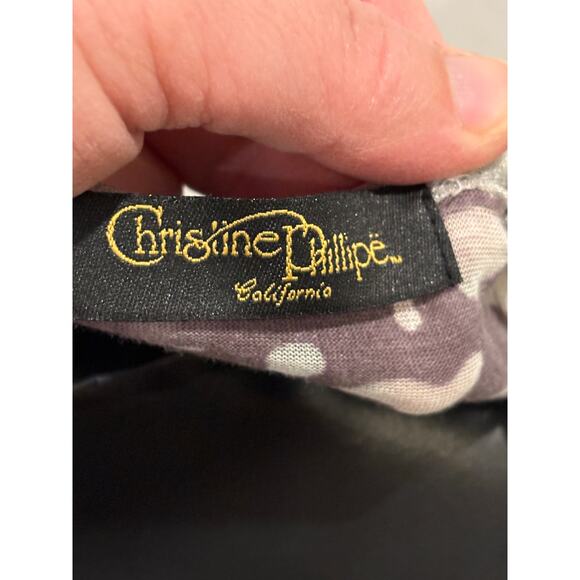 Christine Philippe Y2K Top Tee Boho Hippie Women’s Size Medium - Picture 5 of 6